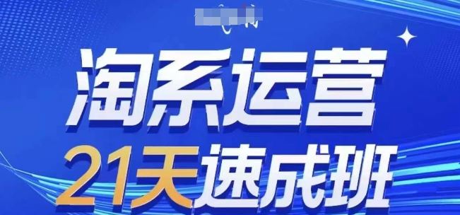 淘系运营21天速成班(更新24年8月)，0基础轻松搞定淘系运营，不做假把式-副业猫