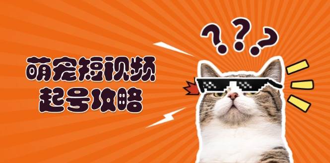 萌宠短视频起号攻略：定位搭建推流全解析，助力新手轻松打造爆款-副业猫