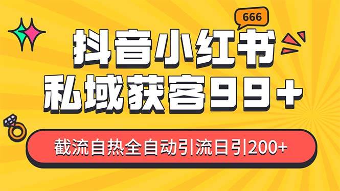 （13421期）某音，小红书，野路子引流玩法截流自热一体化日引200+精准粉 单日变现3…-副业猫