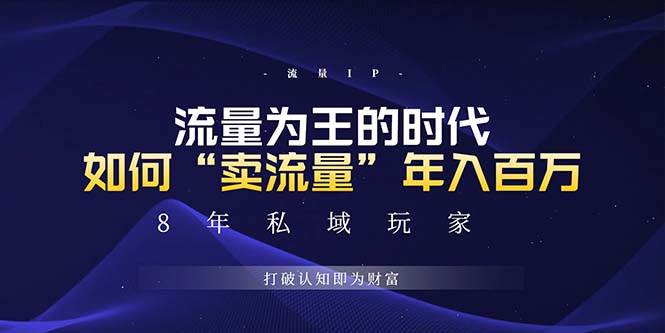 （13433期）未来如何通过“卖流量”年入百万，跨越一切周期绝对蓝海项目-副业猫